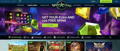 wixstars casino login